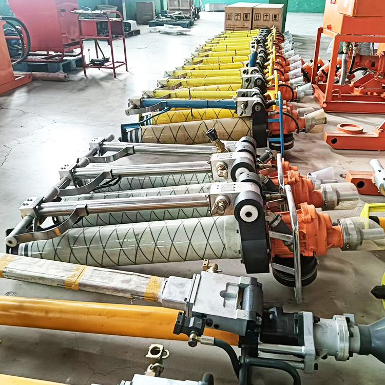 锚杆钻机的工作过程