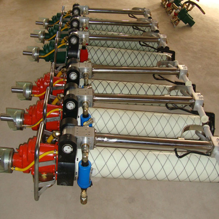 MQT气动锚杆钻机不同工艺的出浆方式